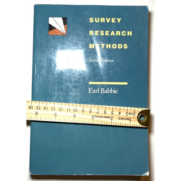 Survey Research Methods Second Edition Paperback Book Earl Babbie Vintage 1990 - Picture 14 of 15